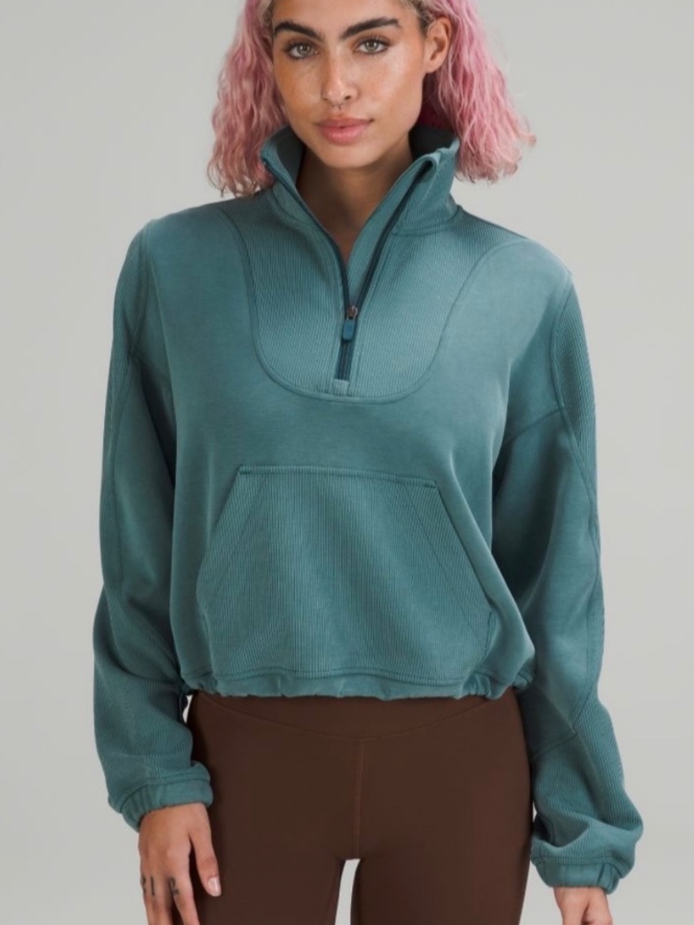 Lululemon Brushed Softstreme Half Zip